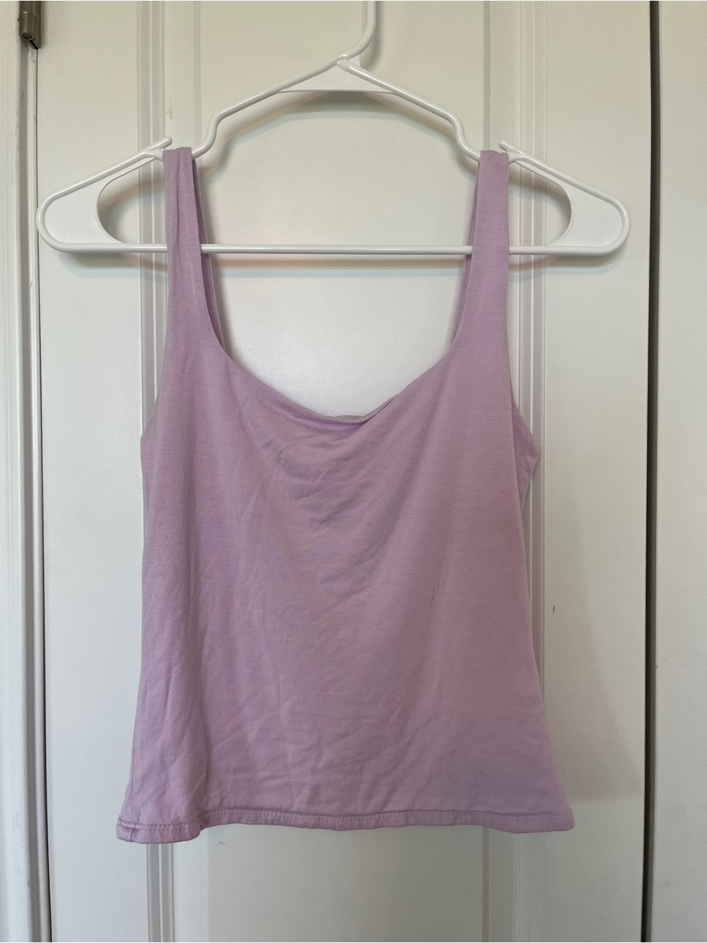 American Threads Lilac Scoop Neck Tank Top